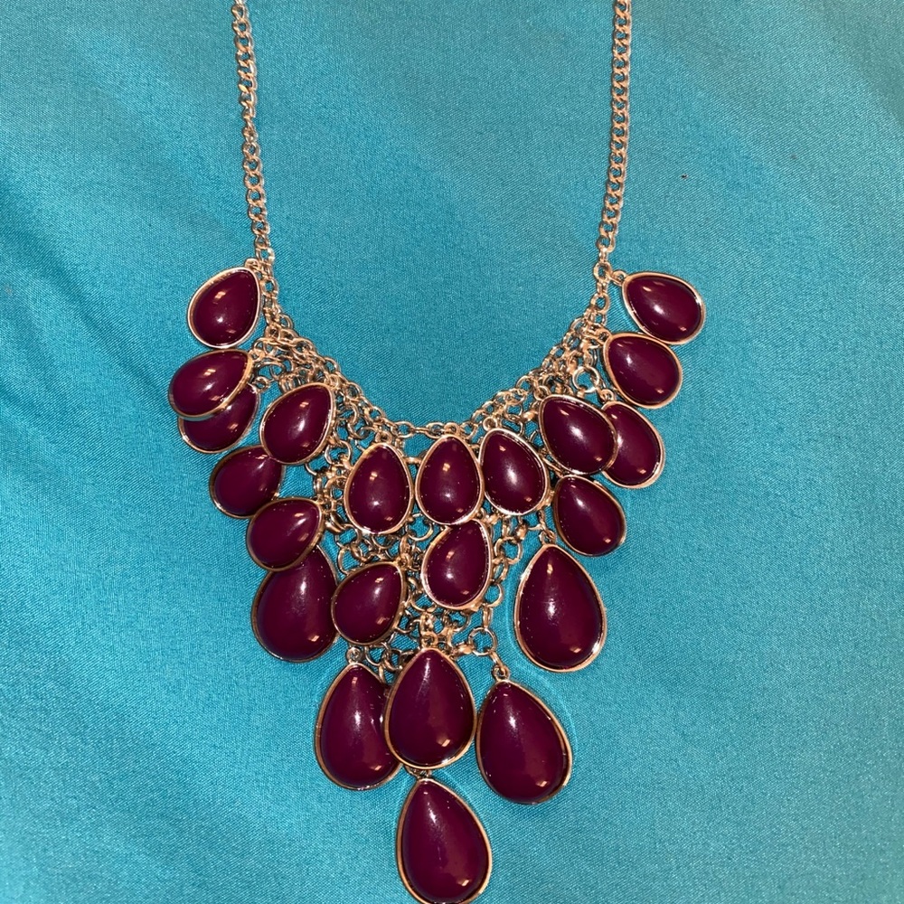 Purple necklace